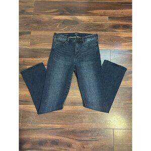 NYDJ Slim Bootcut Jeans Women’s Size 8 Blue Stretch Denim Lift Tuck Silhouette